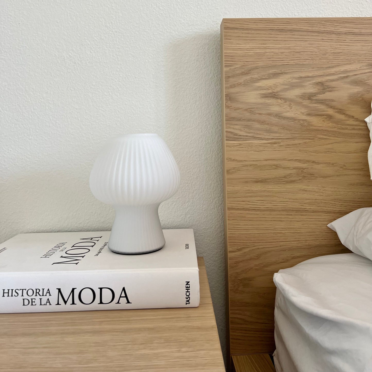Retro Mushroom Table Lamp | Glass Stone | Touch Control with 3 Light Modes