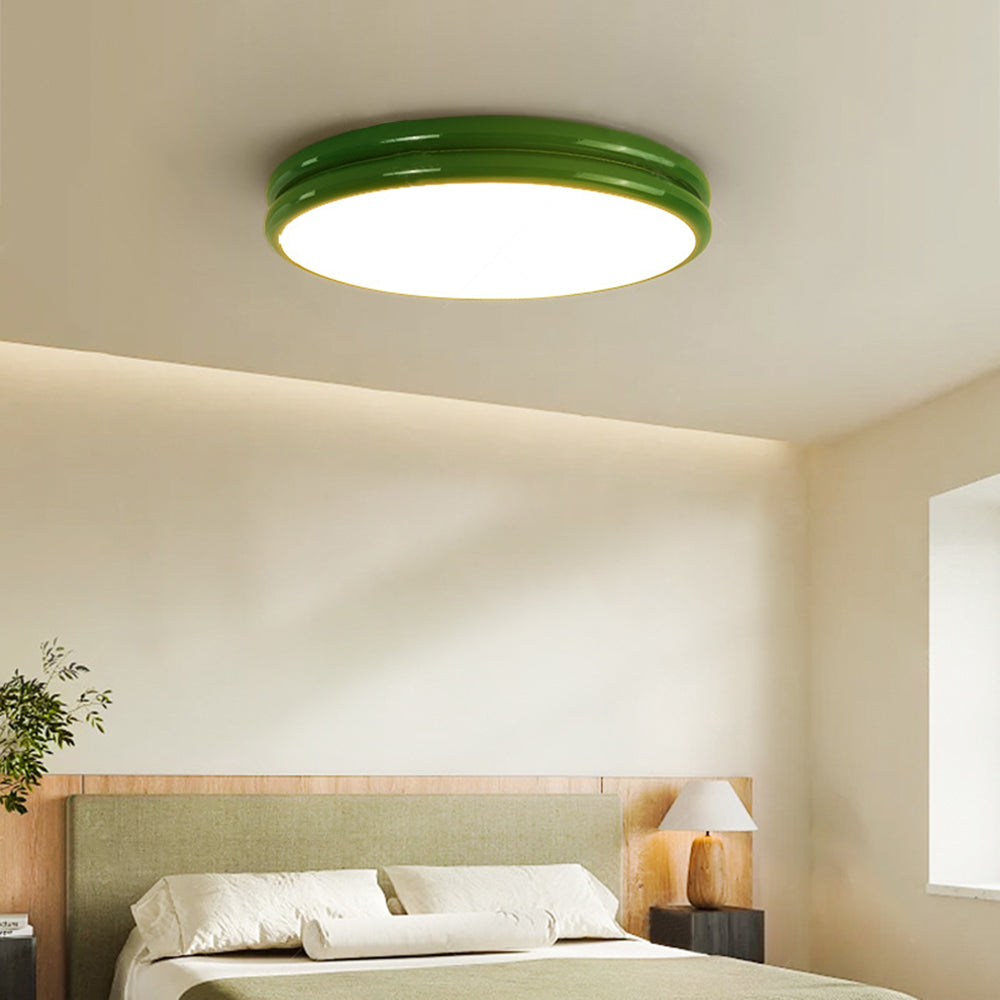 Flush Mount Ceiling Light | 11.8 - 19.7 in | Contemporary Round LED Flush Mount | Modern Metal & Acrylic | Brick by Brick