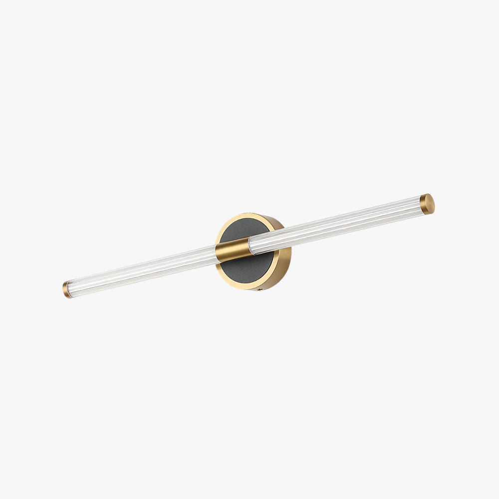 Mirror-Front Vanity Wall Lamp | 21.4 / 25.3 x 3.9 x 2.6 in | Leigh Cooper Black | Contemporary LED | Brick by Brick