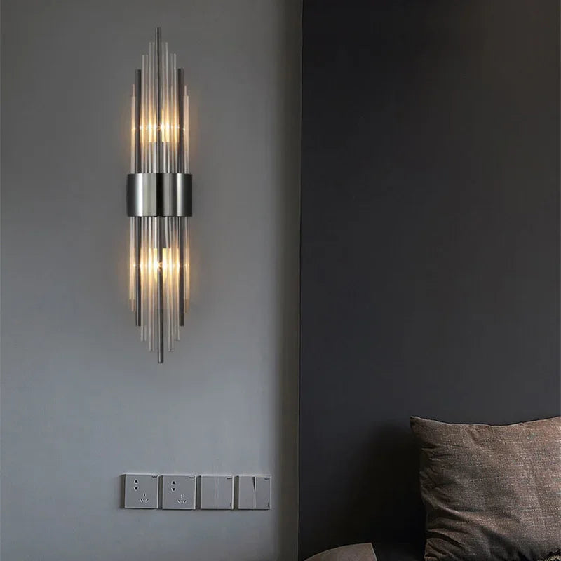 Crystal LED Wall Light | Elegant Luxury Lighting Fixture | Modern Ambient Accent | Brick by Brick