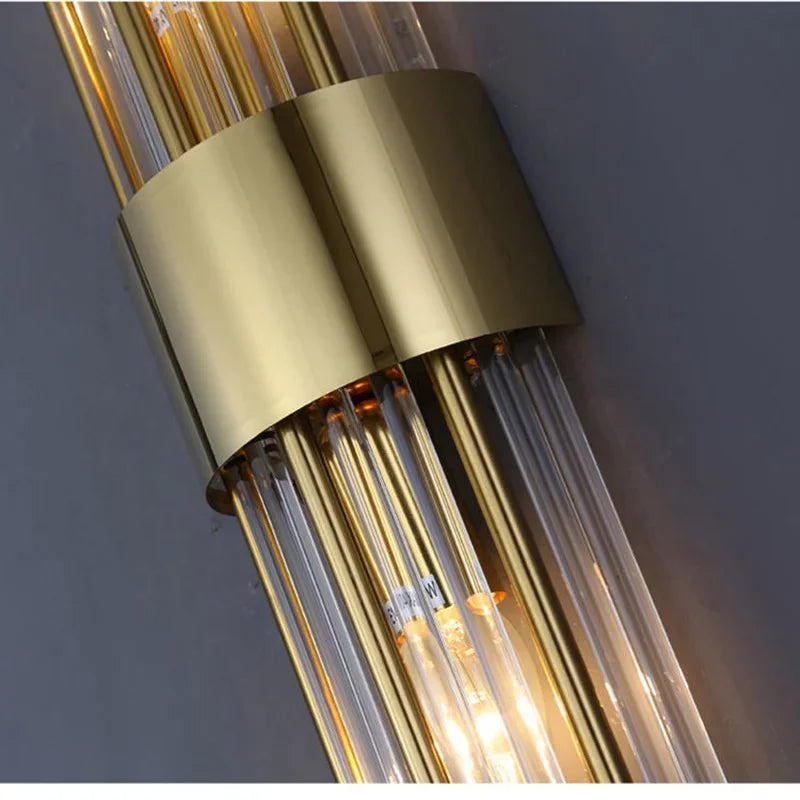 Crystal LED Wall Light | Elegant Luxury Lighting Fixture | Modern Ambient Accent | Brick by Brick