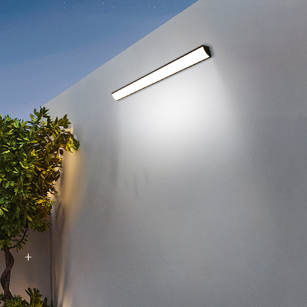 Outdoor LED Wall Light | 23.6–59 x 2 in | Minimalist Aluminum & PVC | IP65 Waterproof | Energy-Saving Fixture | Brick by Brick