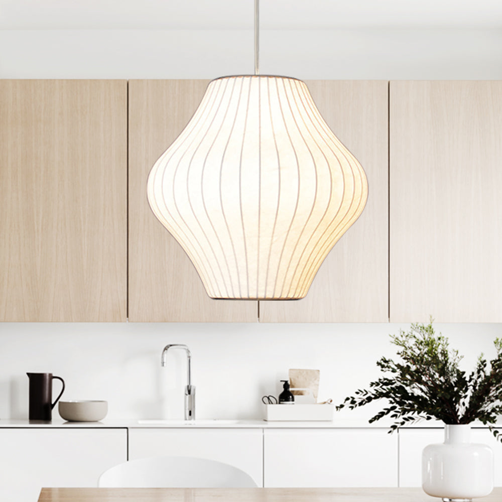Scandinavian Pendant Light | Minimalist White Saucer Shade | Cozy Indoor Lighting | Brick by Brick