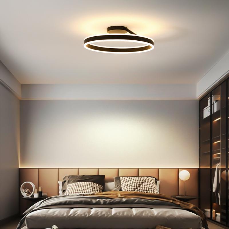 Modern Circle Ceiling Light | 19.7 x 6.3 in | LED Flush Mount Ceiling Light | Metal & Acrylic LED Fixture | Brick by Brick