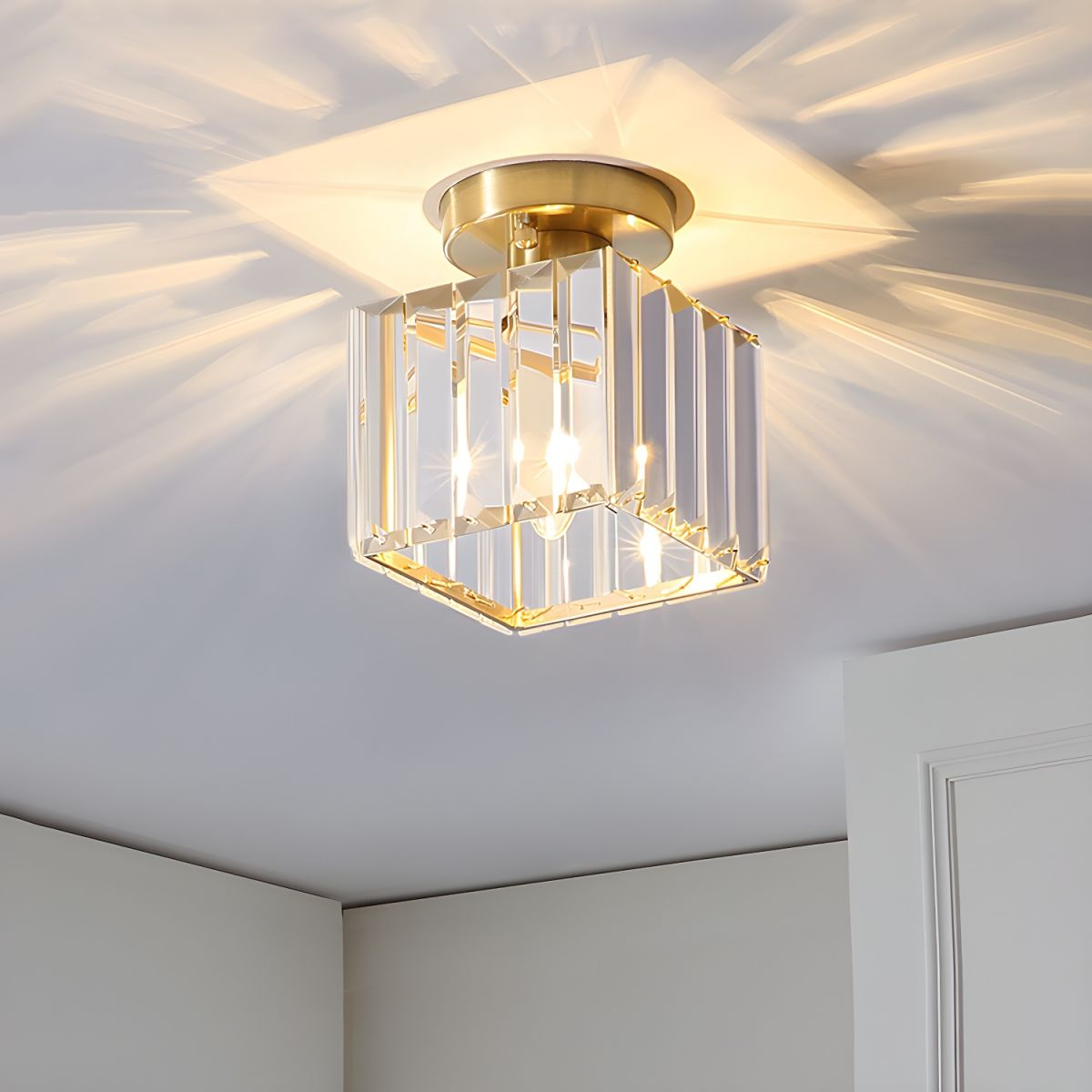 Modern Black Flush Mount Ceiling Light | Stylish Hallway Fixture | Brass & Crystal | 5-10 sqm | Brick by Brick London
Sleek Flush Mount Ceiling Light | Modern Black Brass & Crystal Fixture | Ideal for Hallways | 5-10 sqm | Brick by Brick London 14