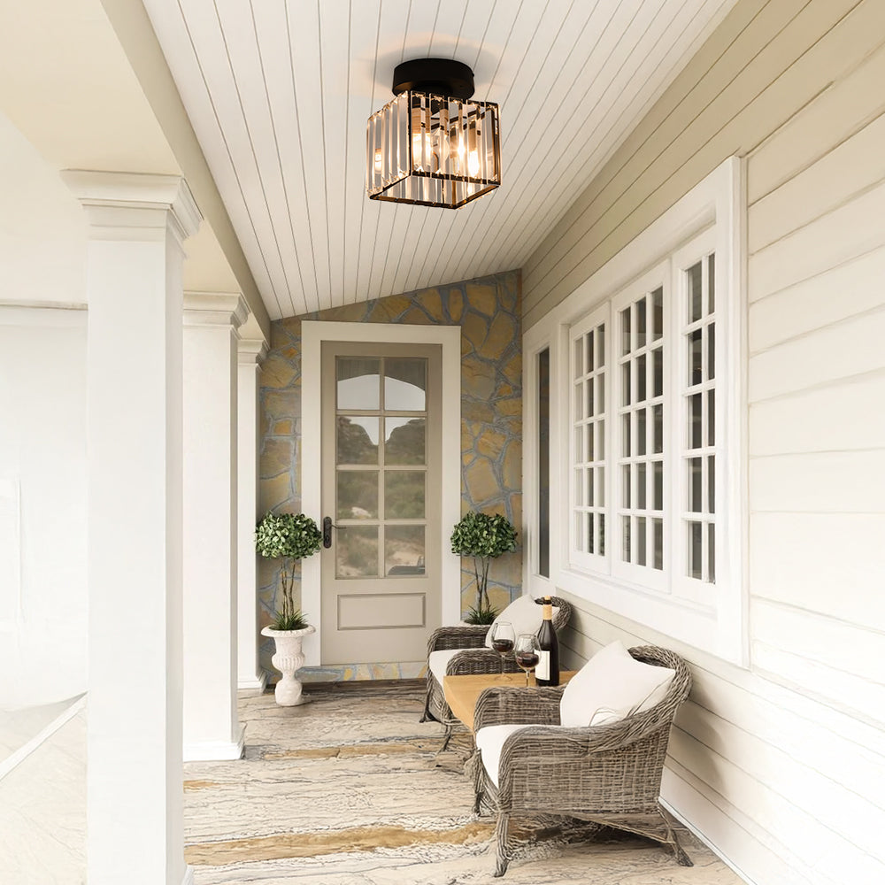 Modern Black Flush Mount Ceiling Light | Stylish Hallway Fixture | Brass & Crystal | 5-10 sqm | Brick by Brick London
Sleek Flush Mount Ceiling Light | Modern Black Brass & Crystal Fixture | Ideal for Hallways | 5-10 sqm | Brick by Brick London 4