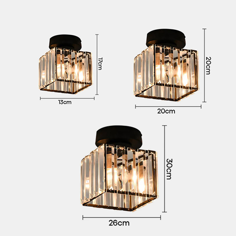Modern Black Flush Mount Ceiling Light | Stylish Hallway Fixture | Brass & Crystal | 5-10 sqm | Brick by Brick London
Sleek Flush Mount Ceiling Light | Modern Black Brass & Crystal Fixture | Ideal for Hallways | 5-10 sqm | Brick by Brick London 7