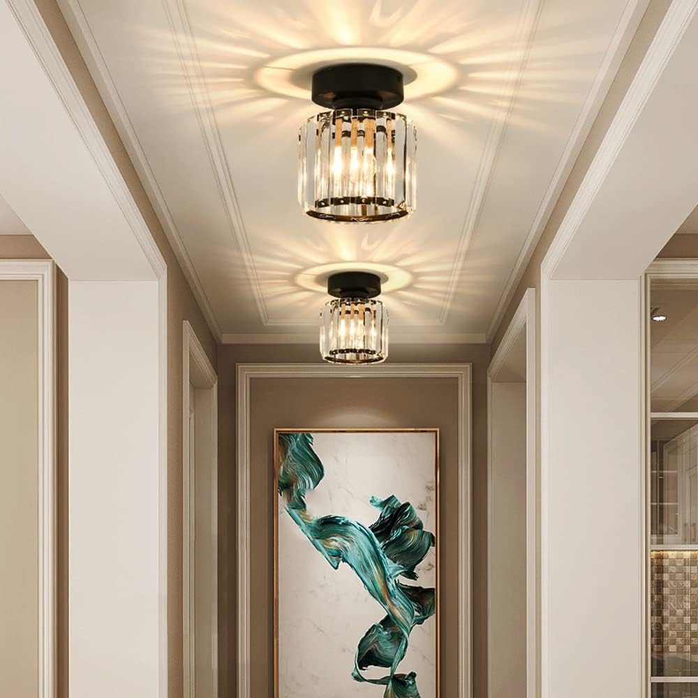 Modern Black Flush Mount Ceiling Light | Stylish Hallway Fixture | Brass & Crystal | 5-10 sqm | Brick by Brick London
Sleek Flush Mount Ceiling Light | Modern Black Brass & Crystal Fixture | Ideal for Hallways | 5-10 sqm | Brick by Brick London 15