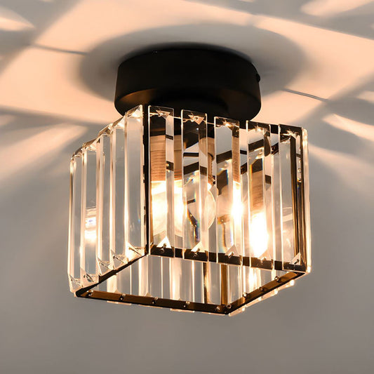 Modern Black Flush Mount Ceiling Light | Stylish Hallway Fixture | Brass & Crystal | 5-10 sqm | Brick by Brick London
Sleek Flush Mount Ceiling Light | Modern Black Brass & Crystal Fixture | Ideal for Hallways | 5-10 sqm | Brick by Brick London 1