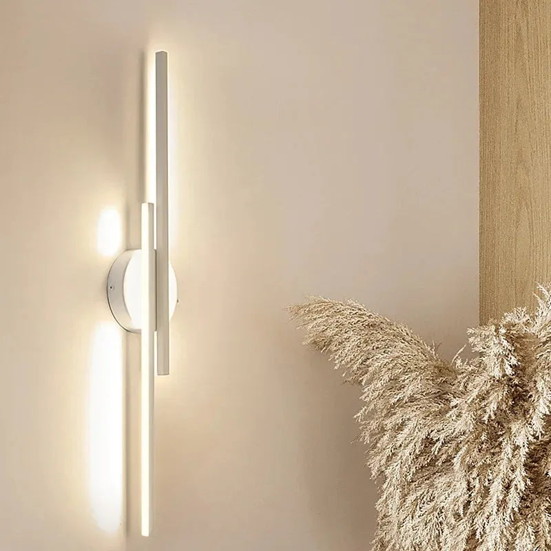 Modern Iron LED Wall Sconces | Black & Gold Wall Light | Bedroom & Living Room Decor | 21.65/27.95 | Brick by Brick London 10