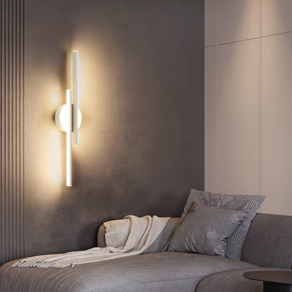 Modern Iron LED Wall Sconces | Black & Gold Wall Light | Bedroom & Living Room Decor | 21.65/27.95 | Brick by Brick London 9