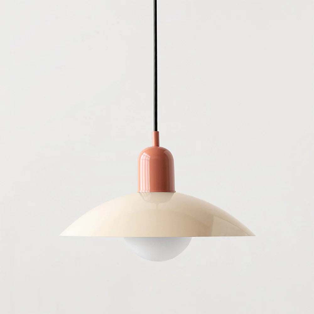 Colorful Dome Pendant Light | Dia 11.8 in | Modern LED G9 | Adjustable Cord | Brick by Brick