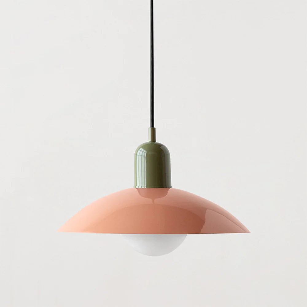 Colorful Dome Pendant Light | Dia 11.8 in | Modern LED G9 | Adjustable Cord | Brick by Brick