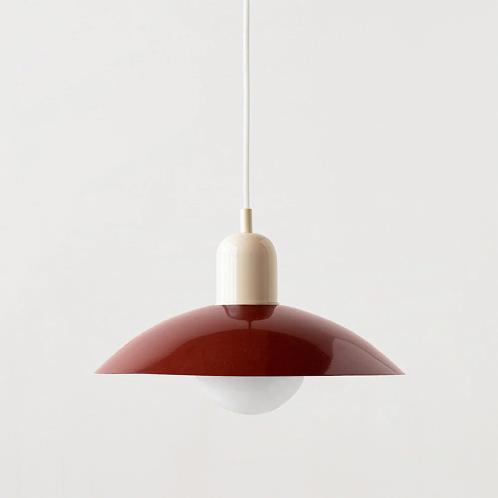 Colorful Dome Pendant Light | Dia 11.8 in | Modern LED G9 | Adjustable Cord | Brick by Brick