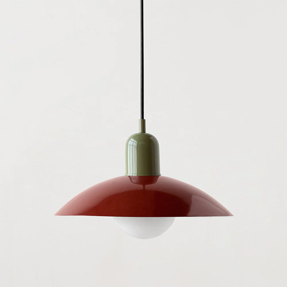 Colorful Dome Pendant Light | Dia 11.8 in | Modern LED G9 | Adjustable Cord | Brick by Brick