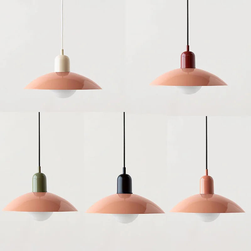 Colorful Dome Pendant Light | Dia 11.8 in | Modern LED G9 | Adjustable Cord | Brick by Brick