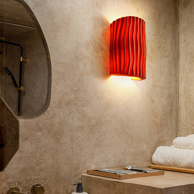 Morandi Retro LED Wall Lamp | 10.2 x 5.9 x 4.7 | Resin Indoor Lighting | Warm Light | Brick by Brick