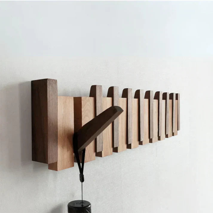 Piano-Inspired Coat Rack | Wall-Mounted Entryway Organizer | Stylish & Durable | Brick by Brick