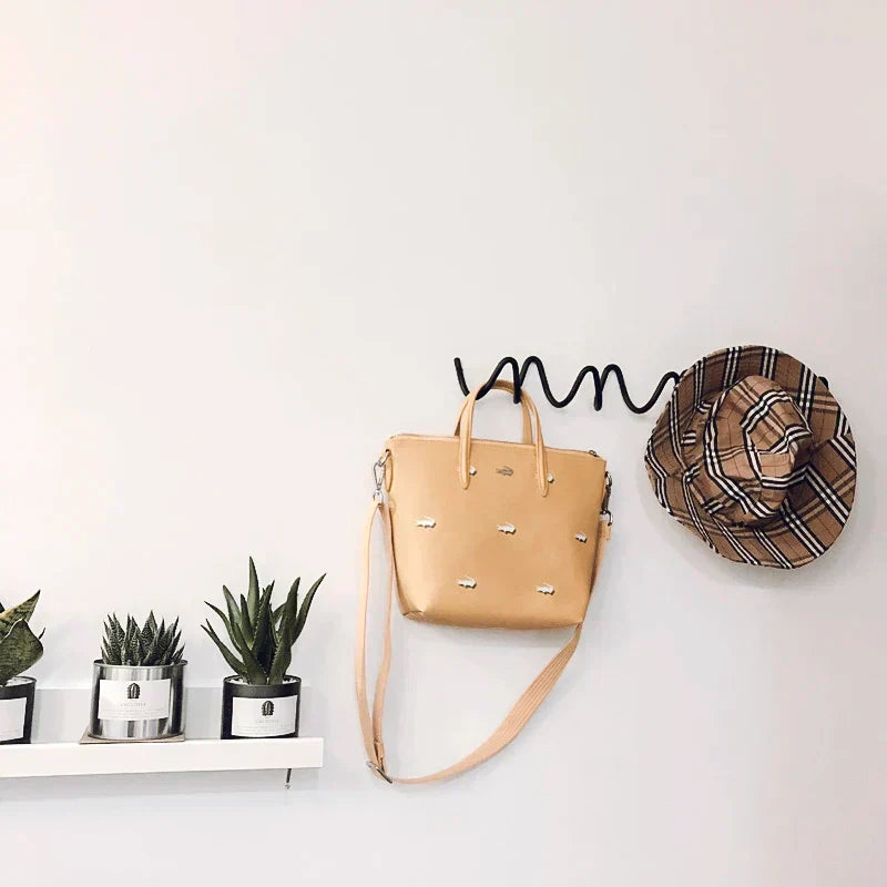 LineaLoop Wall Coat Rack | Modern Metal Organizer | Durable & Stylish | Brick by Brick