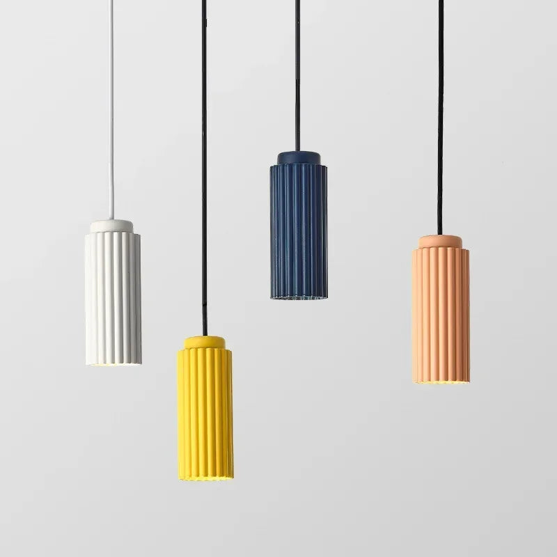 Nordic LED Pendant Light | Warm White Glow | Metal & Glass | Adjustable Height