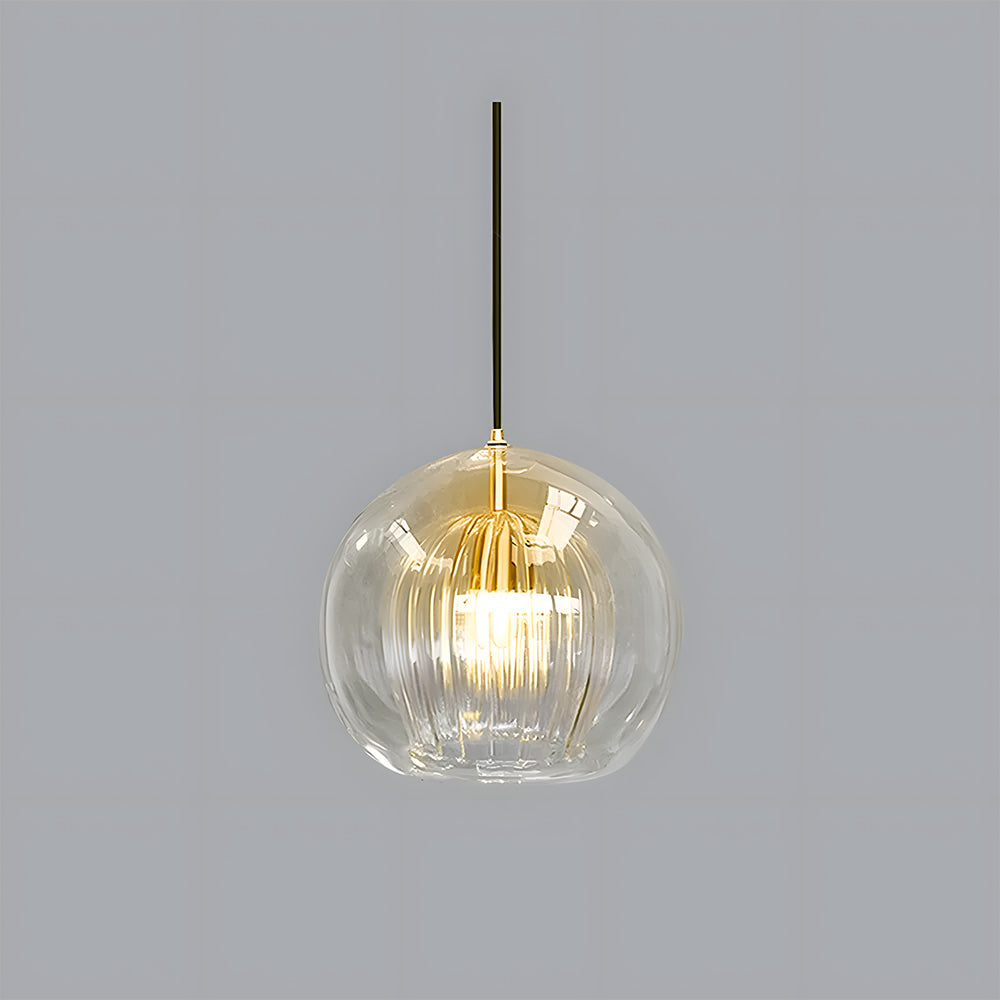 Nordic Pendant Light | Small-Large | Spherical Glass Shade | Modern Ceiling Fixture | Brick by Brick