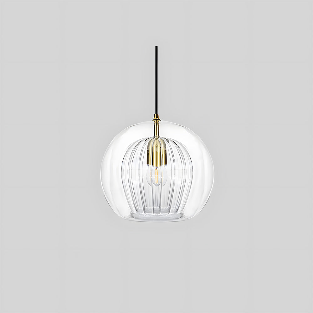 Nordic Pendant Light | Small-Large | Spherical Glass Shade | Modern Ceiling Fixture | Brick by Brick