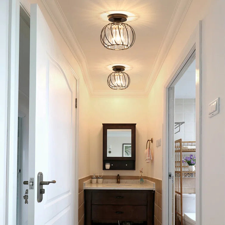 Nordic Luxury Flush Mount Ceiling Light | Minimalist Iron & Glass Fixture | Modern Hallway Lighting | Brick by Brick London
Minimalist Iron & Glass Ceiling Light Fixture | Nordic Flush Mount Design | Elegant Hallway Lighting | Brick by Brick London 3