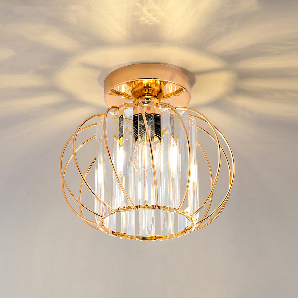 Nordic Glass Pendant Light | 6.3 in | Globular Shade | Modern Minimalist Lighting | Elegant Home Accent | Brick by Brick