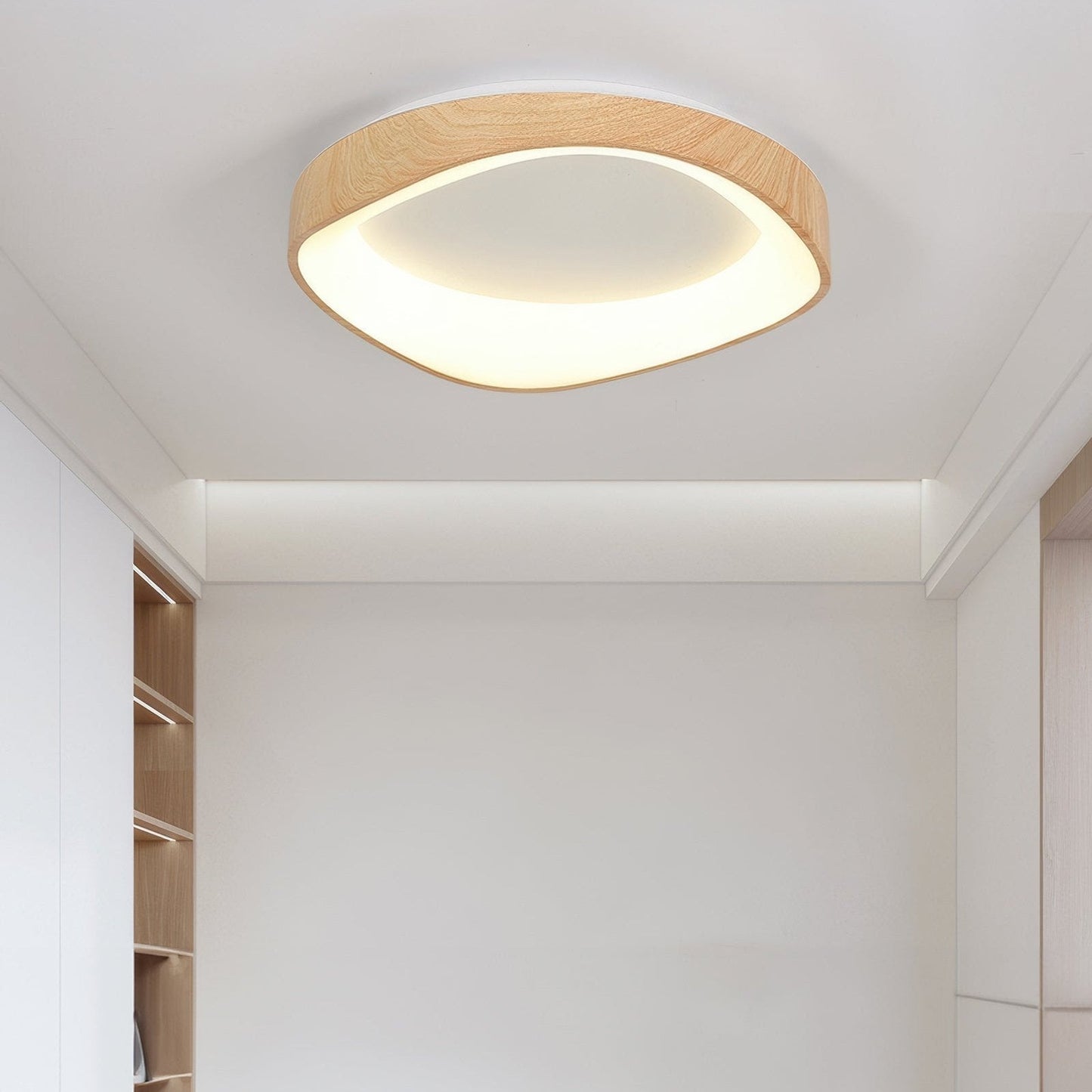 Wood Grain Ceiling Lamp | 15.7 - 23.6 in | Scandinavian Artistic | LED | Brick by Brick