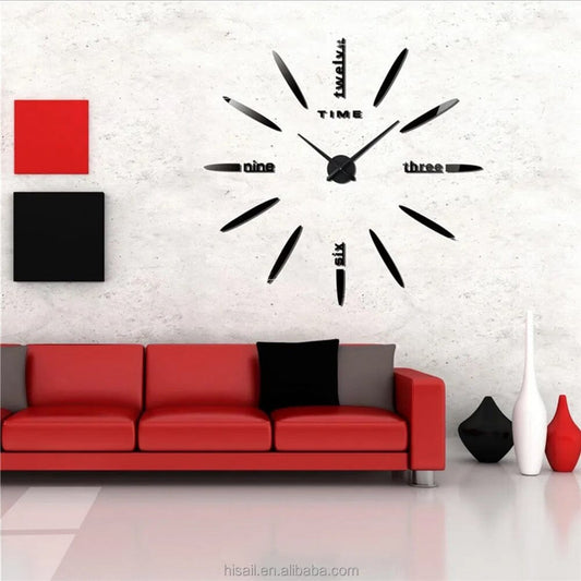 Orlano Large Wall Clock | Modern 3D Design | Customizable Size | Silent Quartz Movement | Brick by Brick London
Minimal 3D Modern Wall Clock | Large Customizable Size | Silent Quartz | Stylish Home Decor | Brick by Brick London 1