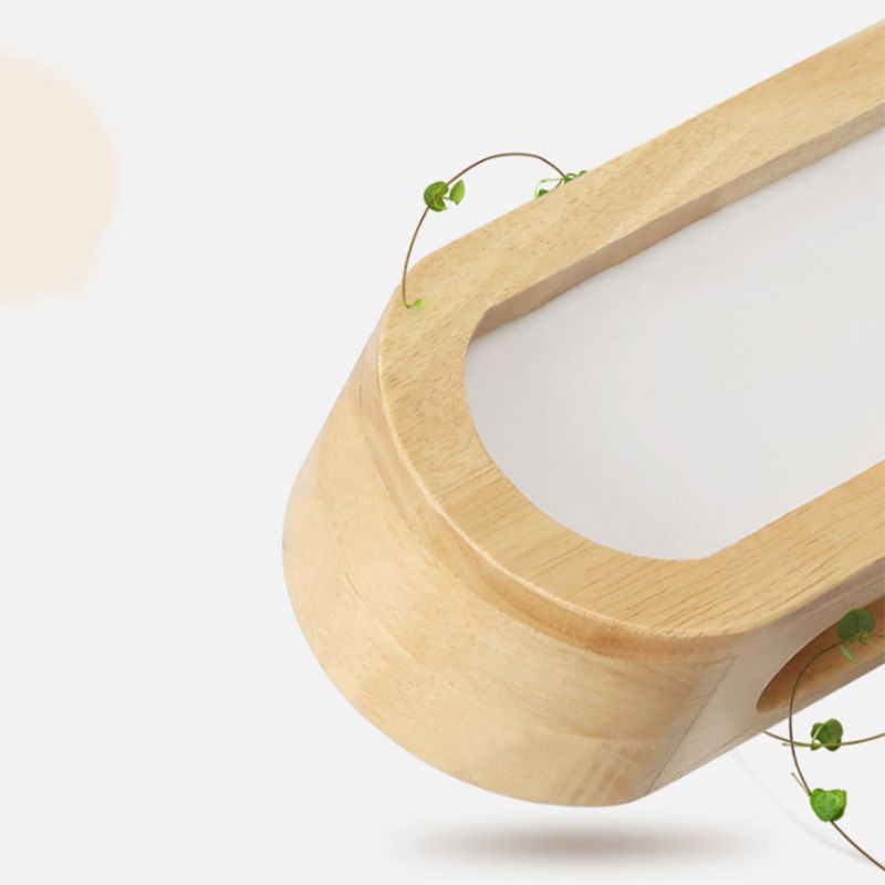 Contemporary Wooden Wall Sconce | 7.7 x 3 in LED | Adjustable Lighting | Brick by Brick