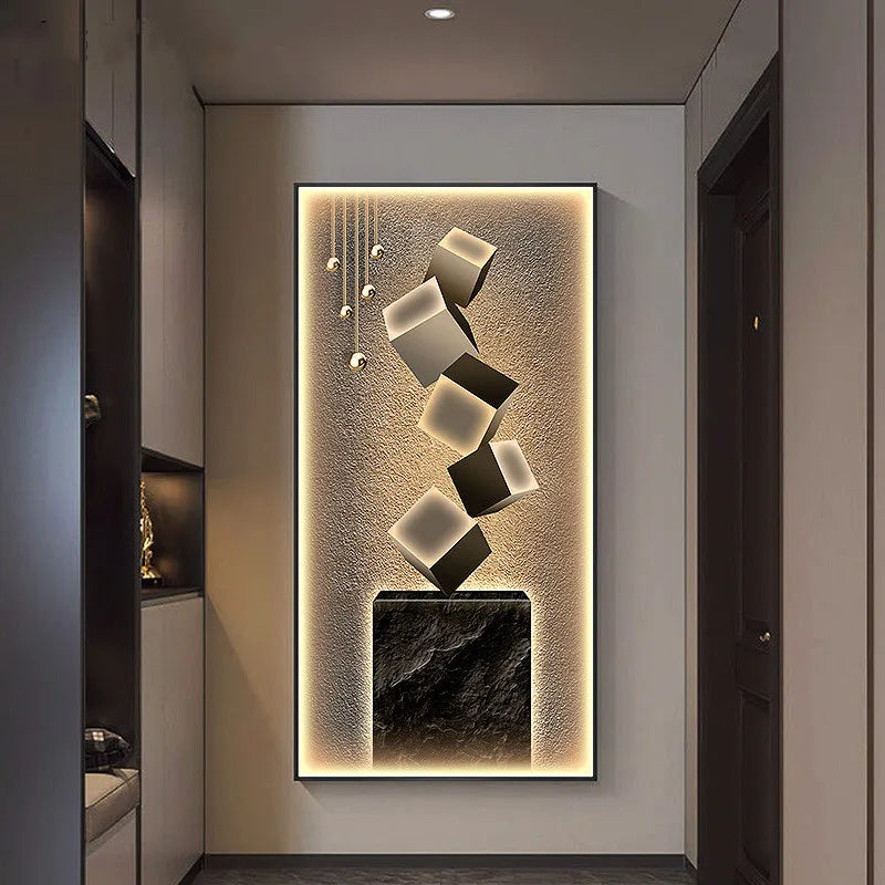 Artistic LED Wall Light | Adjustable Modern Design | Metal & Glass | Brick by Brick