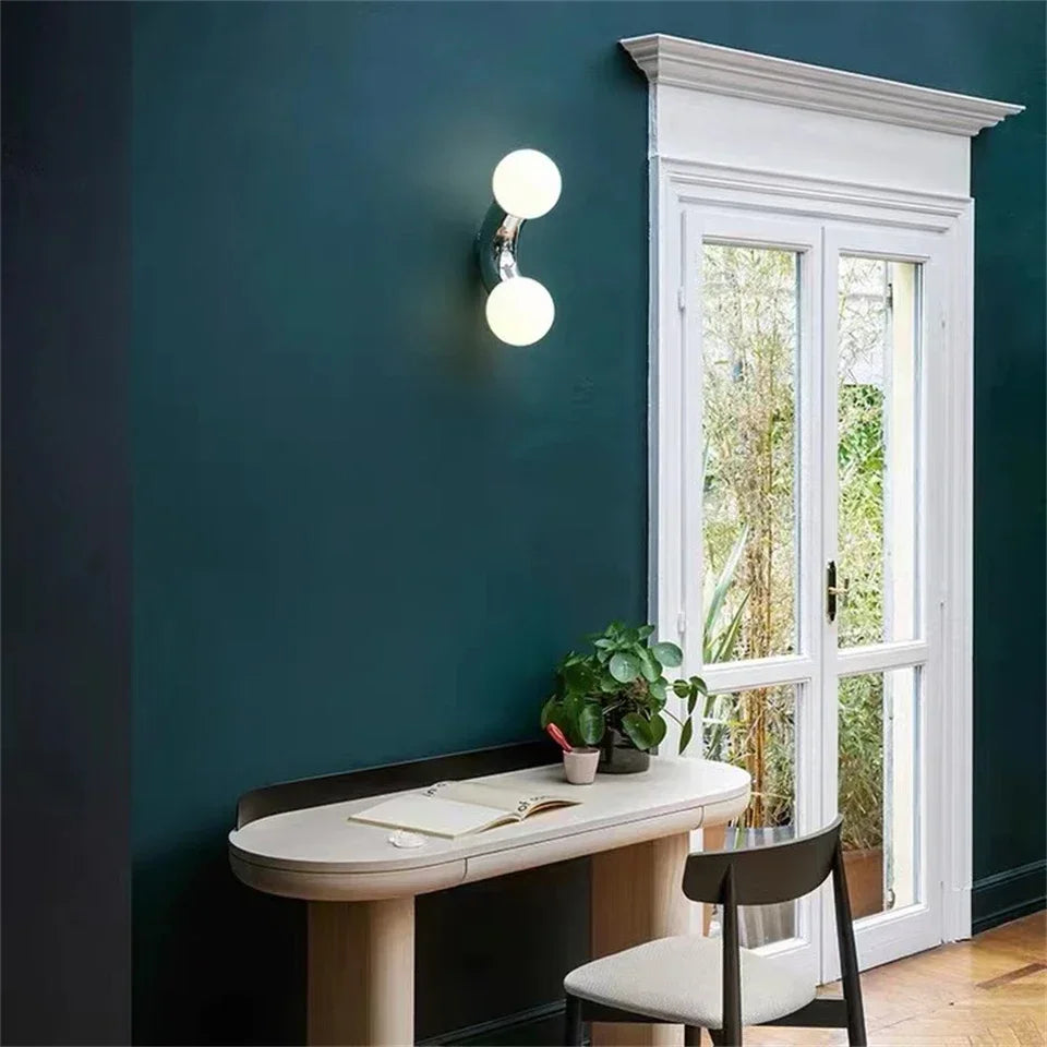 Bauhaus Creative Wall Lamp | 10.2 x 6.7 x 7.9 in | Modern Up & Down Lighting | Corridor, Bedroom, Cafe | Brick by Brick