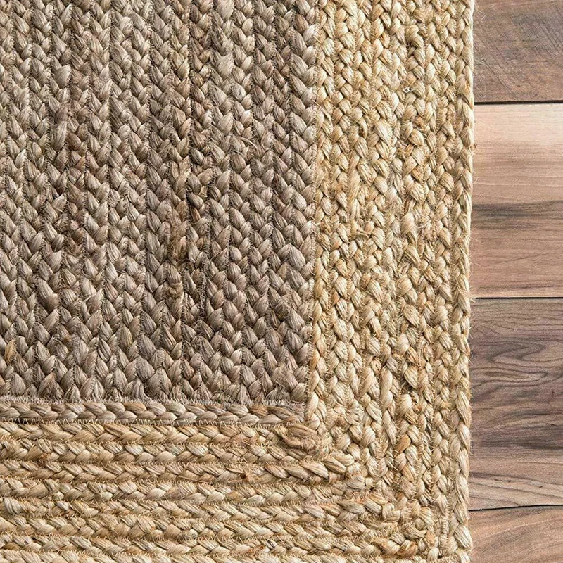 Natural Fibre Area Rug | Neutral Tones Rustic Farmhouse Style Living Room | Brick by Brick