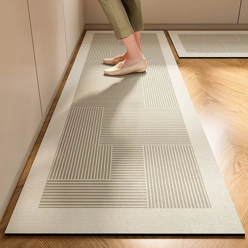 Japanese Diatomite Floor Mat | Soft Suede Anti-Slip Absorbent Rug | Washable Modern Carpet | Brick by Brick