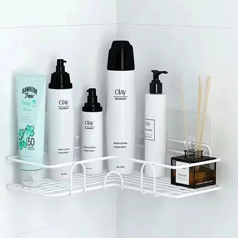 Wall Mounted Home Organizer Hanger | Black or White | Metal Storage Rack | Brick by Brick