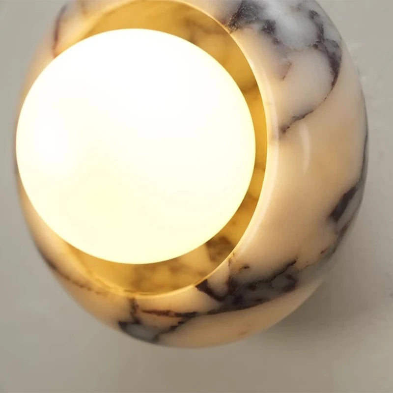 Minimalist Wall Light | D5.91 & 9.84 in | LED Stone Lamp | Up & Down Lighting | Accent Light | Brick by Brick