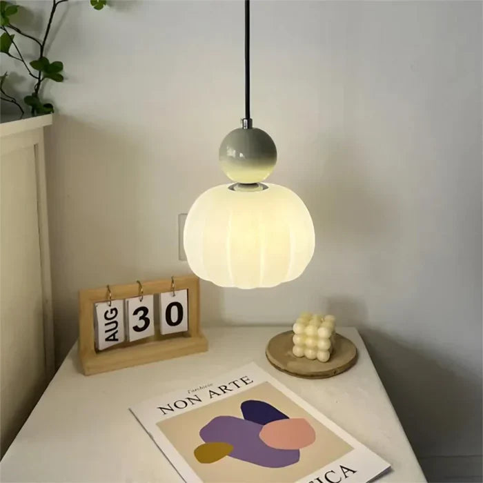 Art Deco Pendant Lamp | 1 - 3 Heads | Cream Finish | Modern Bauhaus Style | G9 Bulb Compatible | Brick by Brick
