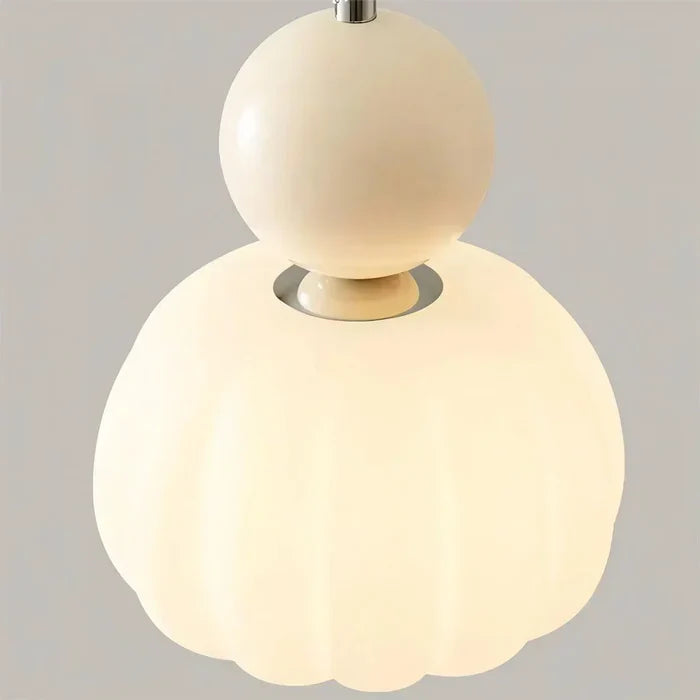 Art Deco Pendant Lamp | 1 - 3 Heads | Cream Finish | Modern Bauhaus Style | G9 Bulb Compatible | Brick by Brick