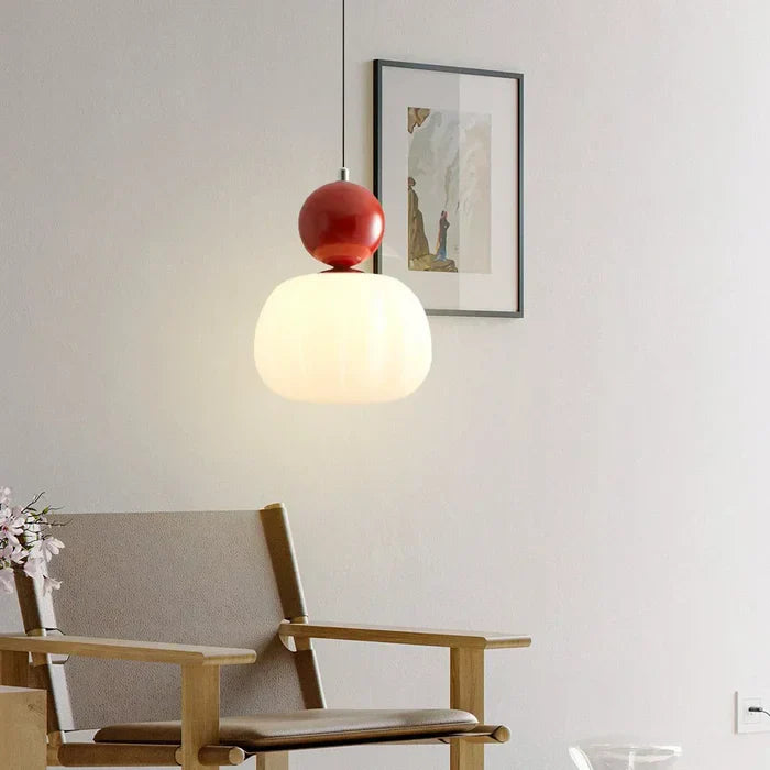 Art Deco Pendant Lamp | 1 - 3 Heads | Cream Finish | Modern Bauhaus Style | G9 Bulb Compatible | Brick by Brick