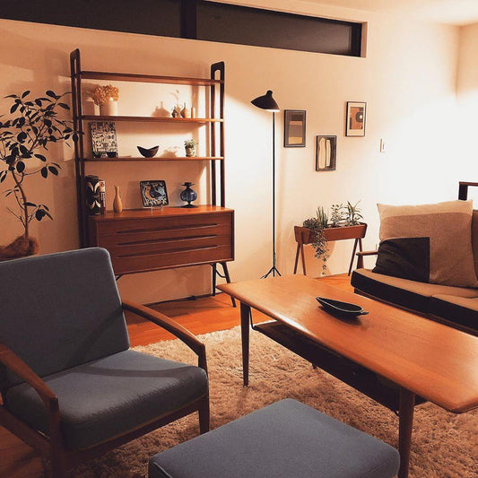 Serge Mouille Black Floor Lamp | Modern Standing Lamp for Living Room | 66.9 Durable Metal & Brass | Brick by Brick London 5