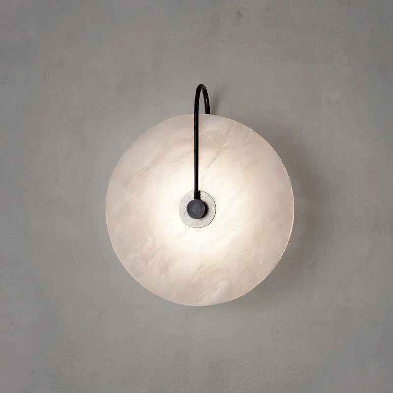 Glass Wall Lamp | 5.9-9.8 in | Iron and Glass | LED Lighting Fixture | Modern Home Decor | Brick by Brick