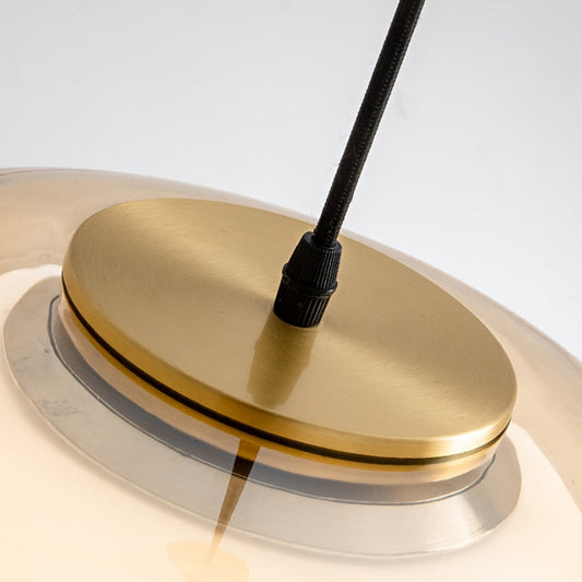 Jelly Globe Pendant Light | 9.8 in | Modern Dome Glass Globe Light | Adjustable Hanging Lamp | Brick by Brick