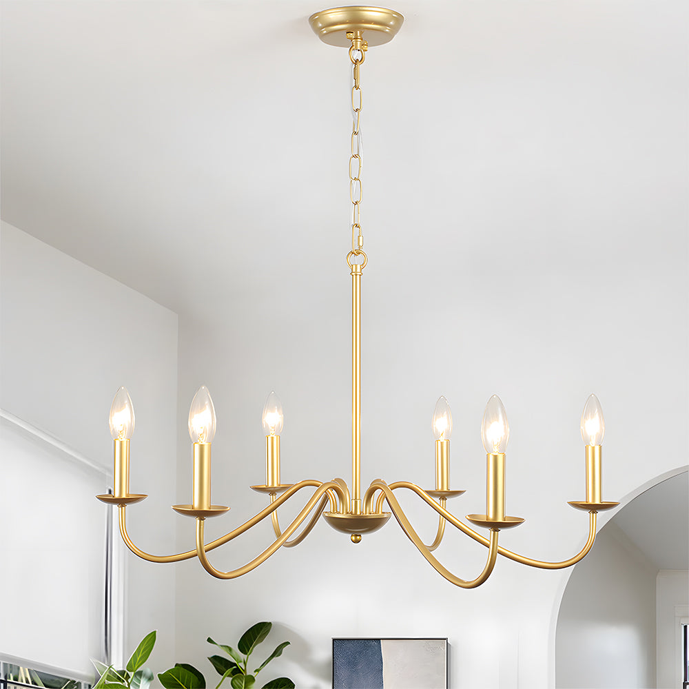 Sleek Modern Iron Pendant Light | Black Pendant Light for Kitchen | 38cm Height, 88cm Diameter | Brick by Brick London 9