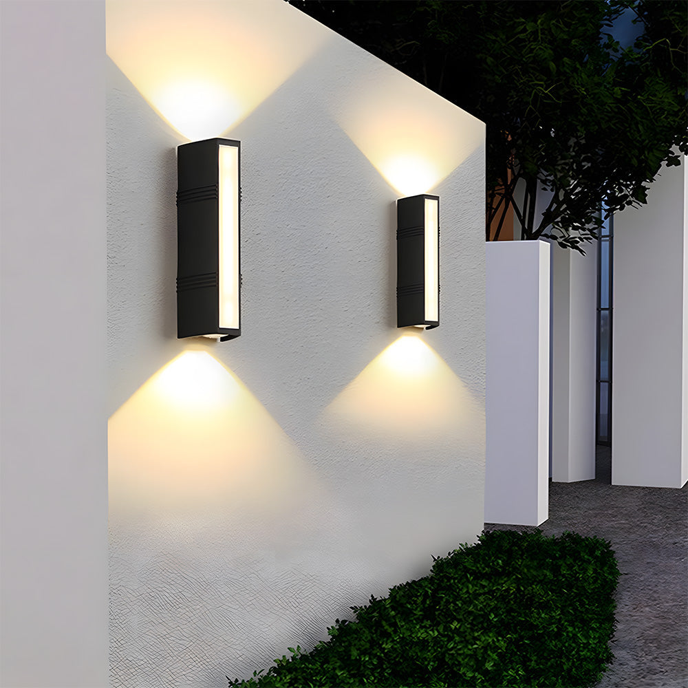 LED Outdoor Wall Light | 6.1–23.6 x 2.7 in | Sleek Long Tube Design | IP54 Rated Waterproof Fixture | Brick by Brick