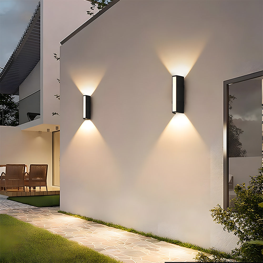 LED Outdoor Wall Light | 6.1–23.6 x 2.7 in | Sleek Long Tube Design | IP54 Rated Waterproof Fixture | Brick by Brick