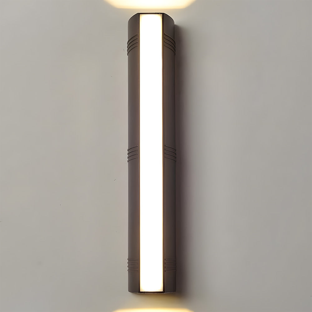 LED Outdoor Wall Light | 6.1–23.6 x 2.7 in | Sleek Long Tube Design | IP54 Rated Waterproof Fixture | Brick by Brick