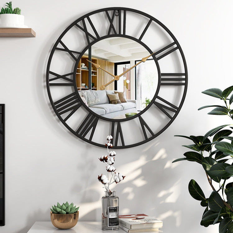 Vintage Large Wall Clock 39cm | Silent Sweep Movement | Elegant Metal & Mirror Decor | Brick by Brick London
Large Vintage Wall Clock | 39cm Metal & Mirror | Silent Movement for Home Decor | Brick by Brick London 3