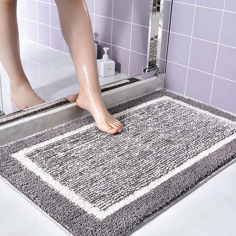 Rectangular Microfiber Bath Rug | 16-51 in | Soft & Absorbent | Skin-Friendly Microfiber | Brick by Brick
