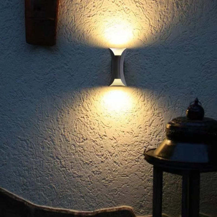 Waterproof LED Wall Lamp | 7.9–11.8 x 3.9–4.7 in | Aluminum & Glass | IP65 Rated Modern Outdoor Lighting | Brick by Brick